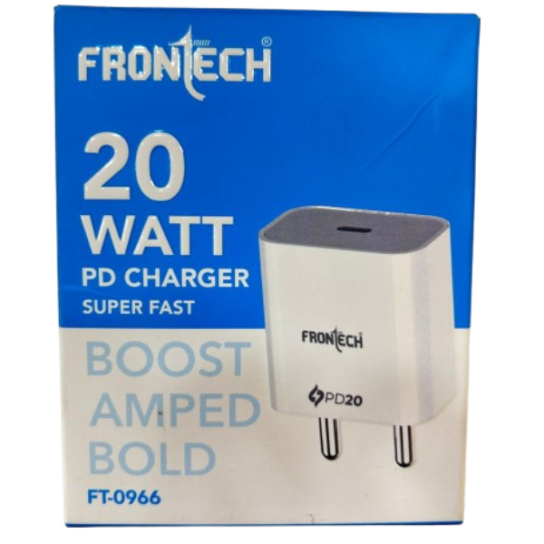 Frontech 20W PD Charger Super Fast for Mobile